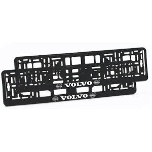 Set 2 bucati, suport numar inmatriculare personalizat- Volvo 2 - Img 2