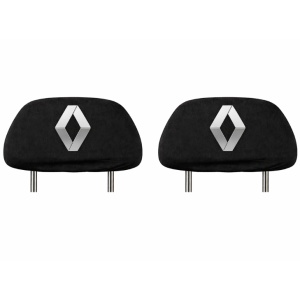 Set 2 huse tetiere negre, pentru gama auto RENAULT