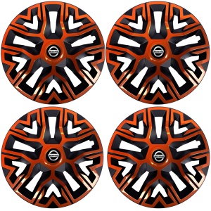 Set 4 Capace Roti 14 `` Best Cupru-Negru, Compatibile Cu Nissan - Img 2