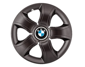 Set 4 Capace Roti 14 inchi (R14) Bis Negru, Compatibile Cu BMW