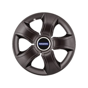 Set 4 Capace Roti 14 inchi (R14) Bis Negru, Compatibile Cu Volvo - Img 3