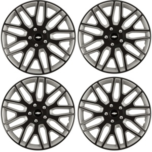 Set 4 Capace Roti 14 inchi (R14) Dakar Negru-Gri, Compatibile Cu Chevrolet - Img 2