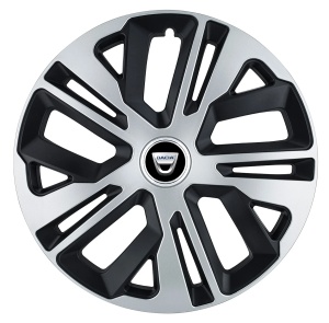 Set 4 Capace Roti 14 inchi (R14) Raven Gri-Negru, Compatibile Cu Dacia