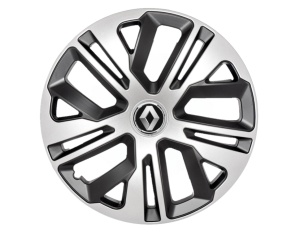 Set 4 Capace Roti 14 Inchi (R14) Raven Gri-Negru, Compatibile Cu Renault