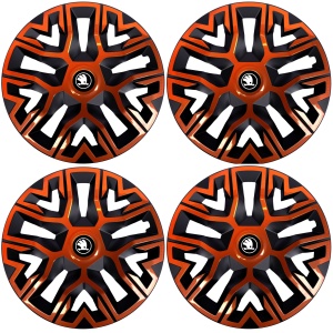 Set 4 Capace Roti 15 `` Best Cupru-Negru, Compatibile Cu Skoda Nou - Img 2