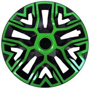 Set 4 Capace Roti 15 `` Best Verde-Negru, Compatibile Cu Mazda - Img 3