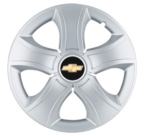 Set 4 Capace Roti 15 inchi (R15) Bis Gri, Compatibile Cu Chevrolet