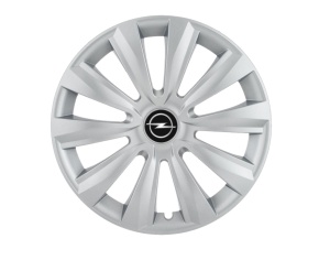 Set 4 capace roti 15 inchi (R15) Delta Gri, Compatibile Cu Opel