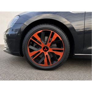 Set 4 Capace Roti 16 inch (R16), Raven Cupru-Negru Compatibil Cu Mitsubishi - Img 3