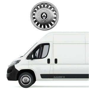 Set 4 capace roti 16 inchi (R16) bombate compatibile Renault MASTER, model 410
