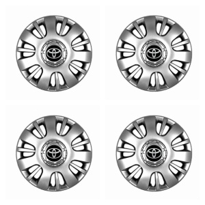 Set 4 Capace Roti 16 inchi (R16) Compatibile Cu TOYOTA, model - 407 - Img 2