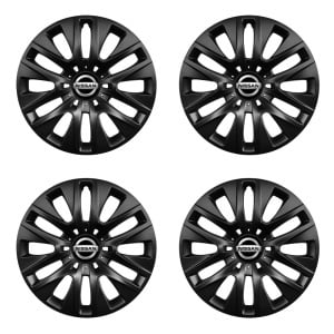 Set 4 capace roti 16 inchi (R16) compatibile NISSAN, Model 429 Black - Img 2