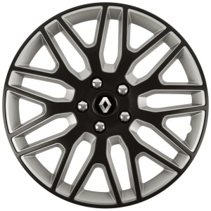 Set 4 Capace Roti 16 inchi (R16) Dakar Negru-Gri, Compatibile Cu Renault