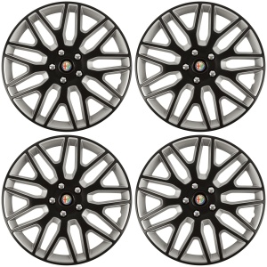 Set 4 Capace Roti 17 inchi (R17) Dakar Negru-Gri, Compatibile Cu Alfa Romeo - Img 2