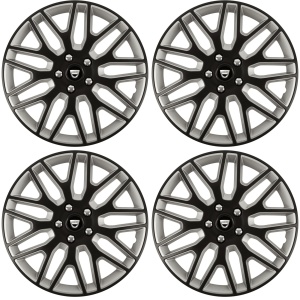 Set 4 Capace Roti 17 inchi (R17) Dakar Negru-Gri, Compatibile Cu Dacia - Img 2