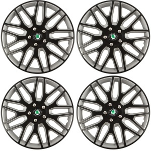Set 4 Capace Roti 17 inchi (R17) Dakar Negru-Gri, Compatibile Cu Skoda - Img 2