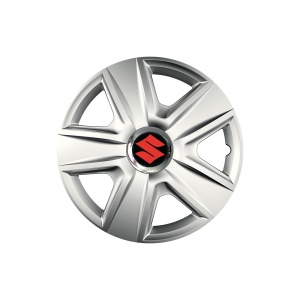 Set 4 capace roti Cu Inel Cromat Esprit R14 pentru gama auto Suzuki - Img 1