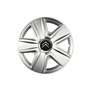 Set 4 capace roti Cu Inel Cromat Esprit R16 Compatibil Cu Citroen