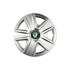 Set 4 capace roti Cu Inel Cromat Esprit R16 Compatibil Cu Skoda