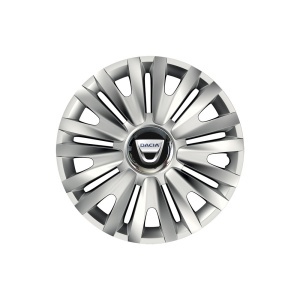 Set 4 capace roti Cu Inel Cromat Royal R14 Compatibil Cu Dacia - Img 3