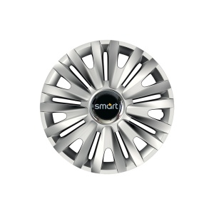 Set 4 capace roti Cu Inel Cromat Royal R16 pentru gama auto Smart - Img 1