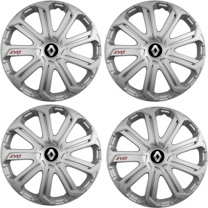Set 4 Capace Roti Evo Gri R15, Pentru Renault Nou - Img 2