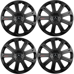 Set 4 Capace Roti Evo Negru R14, Pentru Mercedes - Img 2