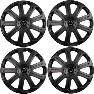 Set 4 Capace Roti Evo Negru R15, Pentru Nissan Nou - Img 2