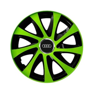 Set 4 capace roti Extra drift green R15 Compatibil Cu Audi - Img 2