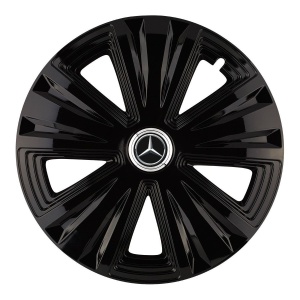 Set 4 capace roti Glory negru R16 Compatibil Cu Mercedes-Benz - Img 3