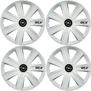 Set 4 Capace Roti GTX Alb R15, Compatibil Cu Opel - Img 3