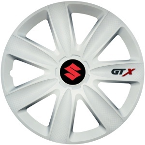 Set 4 Capace Roti GTX Alb R15, Compatibil Cu Suzuki - Img 3