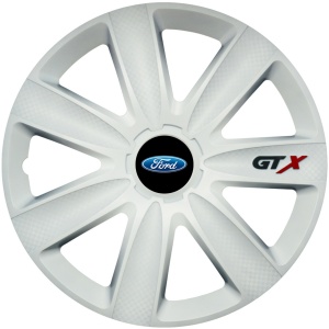 Set 4 Capace Roti GTX Alb R16, Compatibil Cu Ford - Img 1