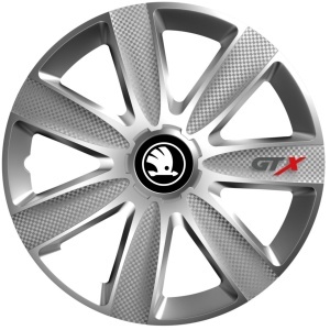 Set 4 Capace Roti GTX Gri R16, Pentru Skoda Nou - Img 2
