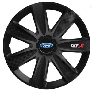Set 4 Capace Roti GTX Negru Carbon R16, pentru Ford
