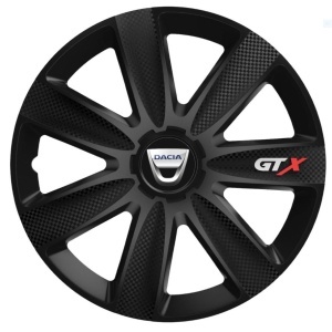 Set 4 Capace Roti GTX Negru Carbon R17, pentru Dacia - Img 3