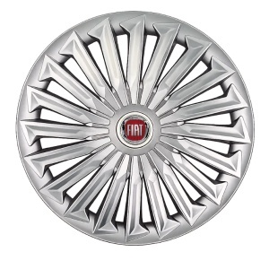Set 4 capace roti Joy Gri R17 pentru gama auto Fiat.