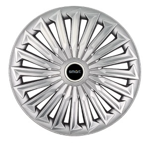 Set 4 capace roti Joy Gri R17 pentru gama auto Smart.