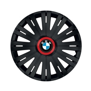 Set 4 capace roti Negre Cu Inel Rosu Active R16 Compatibil Cu BMW - Img 3