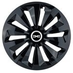 Set 4 capace roti pentru Dacia Nou, model Fox Negru, R14