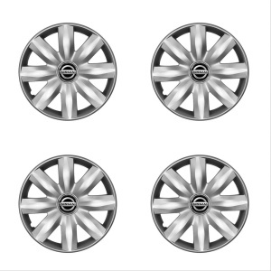 Set 4 capace roti potrivite jantelor de 14 inchi (R14) compatibile Nissan, Model - 221 - Img 2