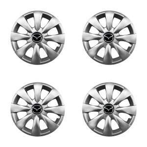 Set 4 capace roti potrivite jantelor de 15 inchi (R15) compatibile Mazda, Model - 316 - Img 2