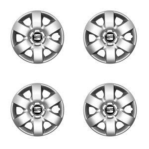 Set 4 capace roti potrivite jantelor de 15 inchi (R15) compatibile Seat, Model - 310 - Img 2