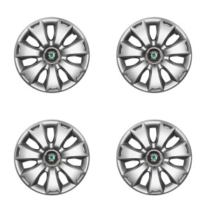Set 4 capace roti potrivite jantelor de 15 inchi (R15) compatibile SKODA Fabia ,Octavia I,II,III ,Roomster, Felicia ,Rapid ,Superb, Yeti Model-335 - Img 2