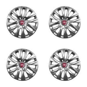 Set 4 capace roti potrivite jantelor de 16 inch (R16) compatibile gama FIAT model - 429 - Img 2