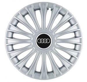 Set 4 Capace Roti, potrivite jantelor de R14, pentru Audi, model dino cromat