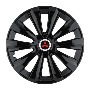 Set 4 Capace Roti, potrivite jantelor de R14, pentru Mitsubishi, model delta negru - Img 3