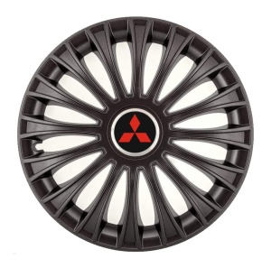 Set 4 Capace Roti, potrivite jantelor de R14, pentru Mitsubishi, model dino Negru