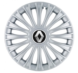 Set 4 Capace Roti, potrivite jantelor de R14, pentru Renault, model dino cromat