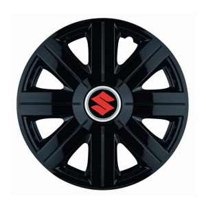 Set 4 Capace Roti, potrivite jantelor de R14, pentru Suzuki, model Cosmos Negru